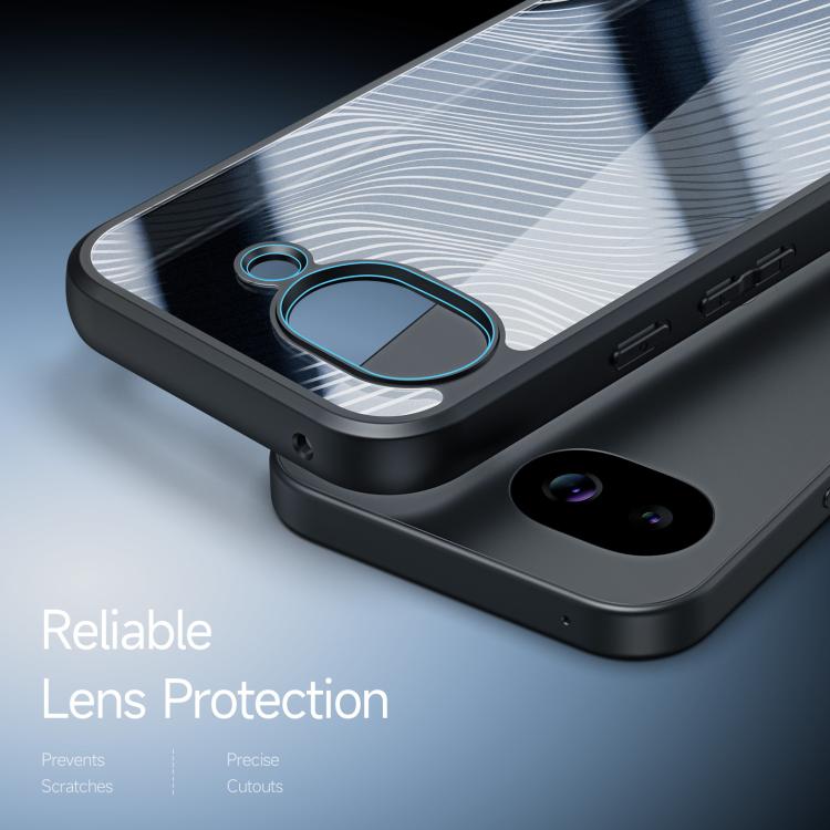 For Google Pixel 10a DUX DUCIS Aimo Series TPU + PC Frosted Feel Phone Case - Black
