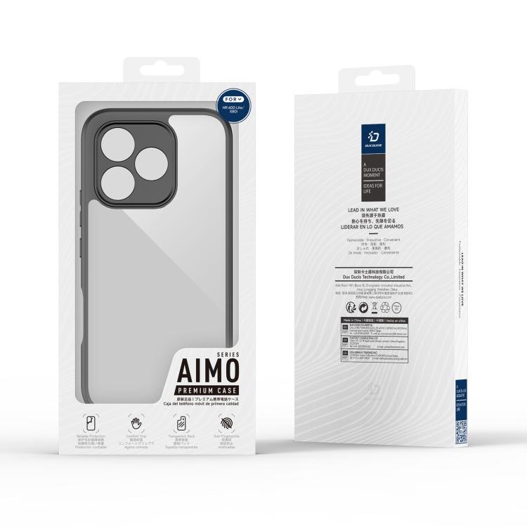 For Honor 600 Lite Global / X80i DUX DUCIS Aimo Series TPU + PC Frosted Feel Phone Case - Black