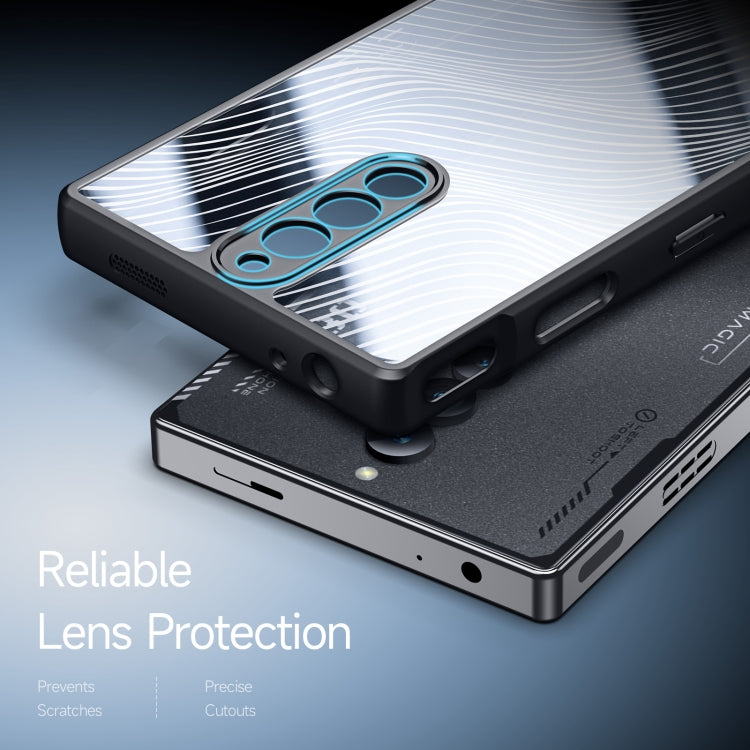 For ZTE nubia Red Magic 8 Pro/8 Pro+/8S Pro DUX DUCIS Aimo Series TPU + PC Frosted Feel Phone Case(Black)