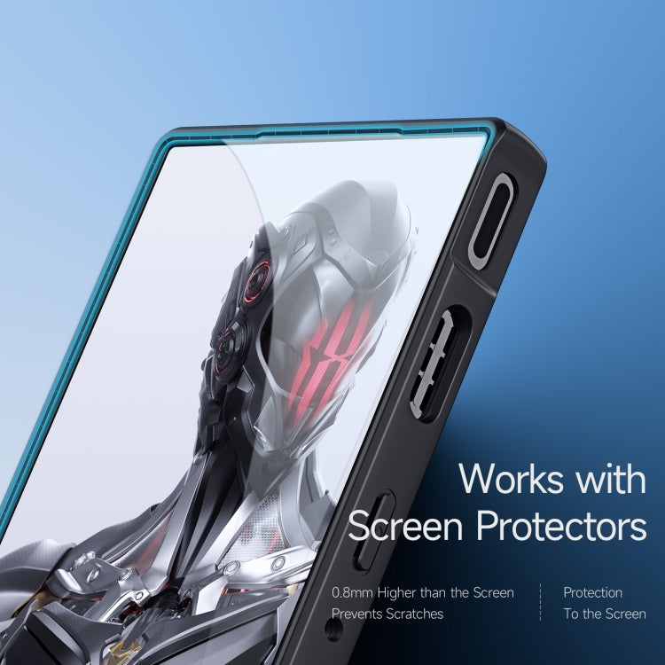 For ZTE nubia Red Magic 8 Pro/8 Pro+/8S Pro DUX DUCIS Aimo Series TPU + PC Frosted Feel Phone Case(Black)