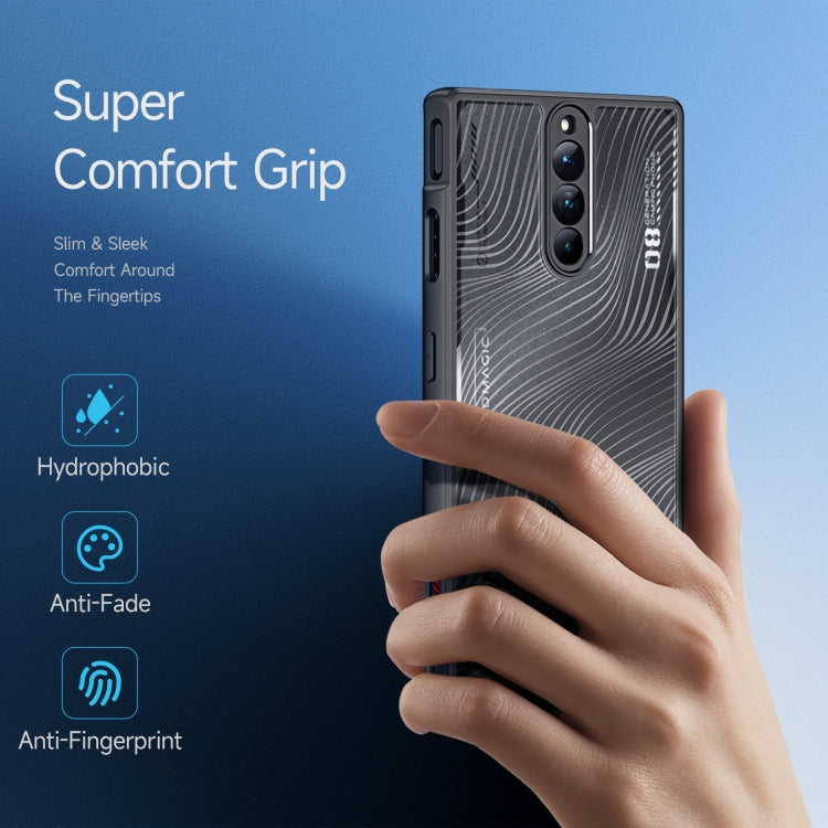 For ZTE nubia Red Magic 8 Pro/8 Pro+/8S Pro DUX DUCIS Aimo Series TPU + PC Frosted Feel Phone Case(Black)