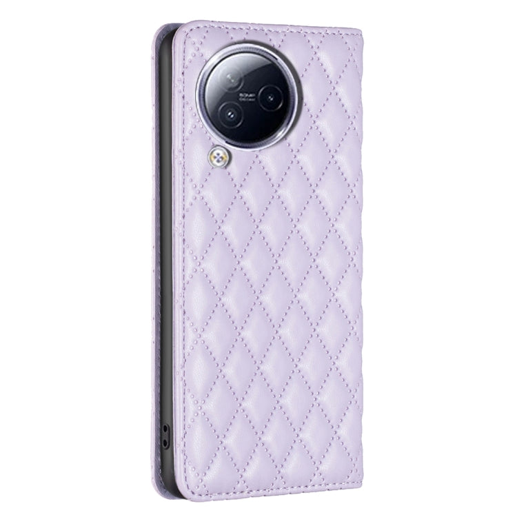 For Xiaomi Civi 3 5G Diamond Lattice Magnetic Leather Flip Phone Case