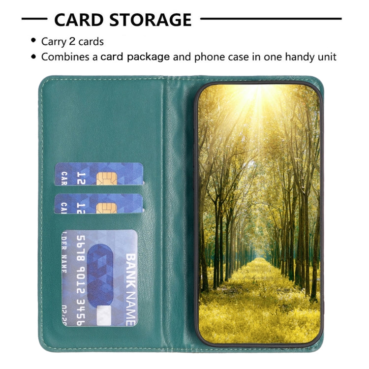 For Xiaomi Redmi 12 4G Diamond Lattice Magnetic Leather Flip Phone Case