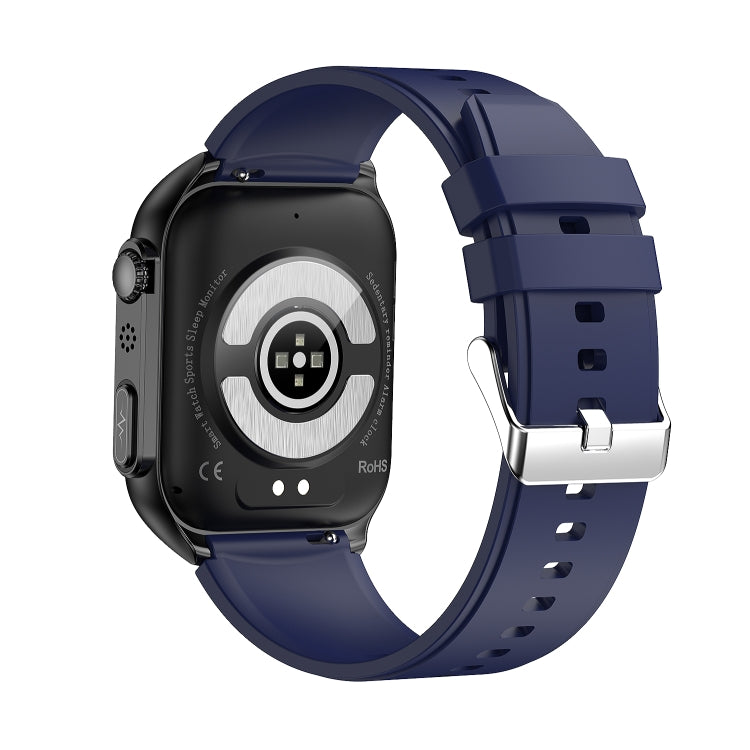 TK12 1.96 inch IP67 Waterproof Silicone Band Smart Watch Supports ECG / Remote Families Care / Bluetooth Call / Body Temperature Monitoring