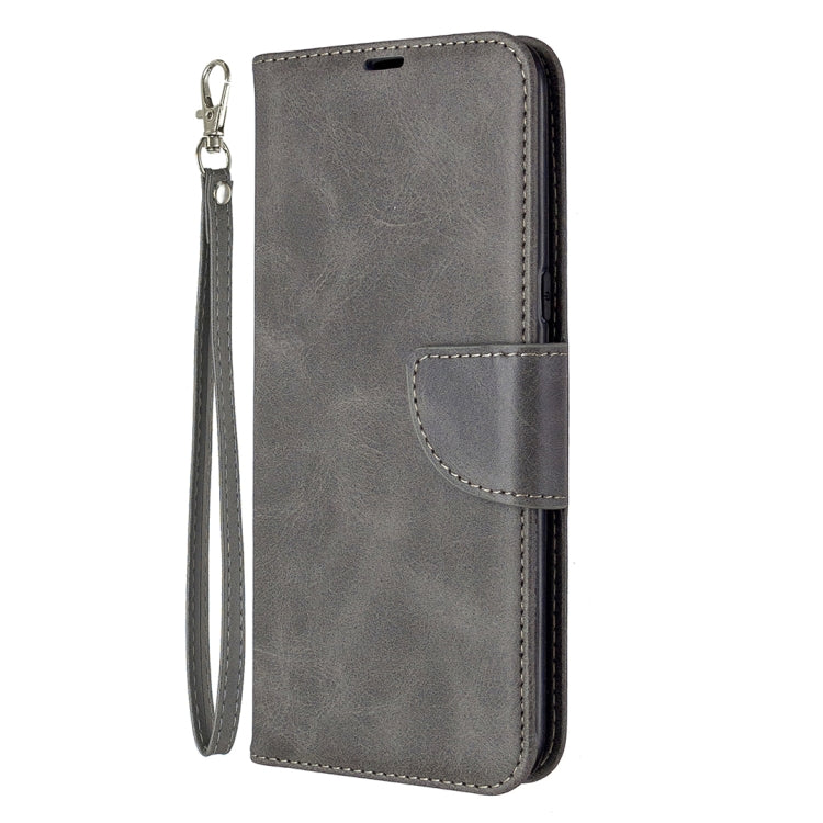 For LG K61 Retro Lambskin Texture Pure Color Horizontal Flip PU Leather Case with Holder & Card Slots & Wallet & Lanyard