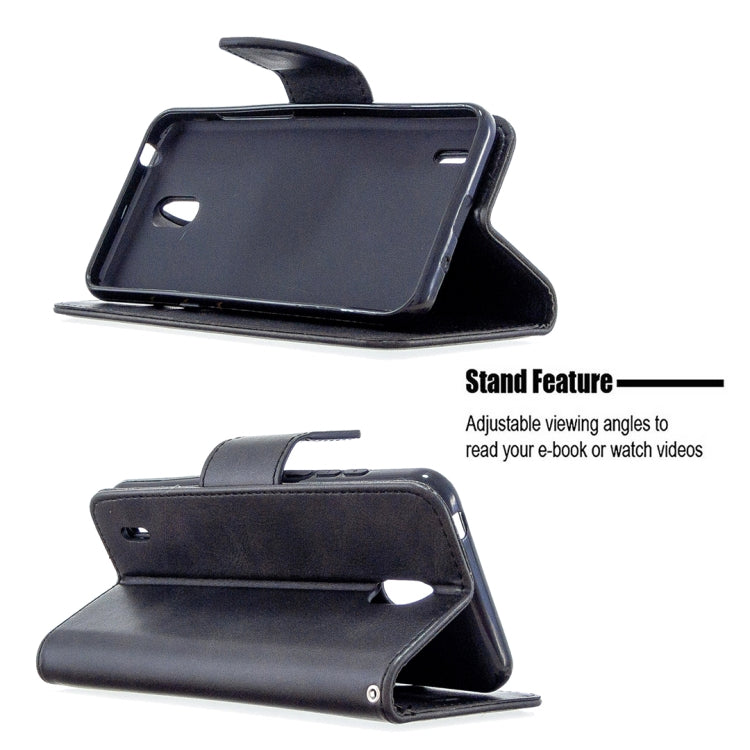 For Nokia 1.3 Retro Lambskin Texture Pure Color Horizontal Flip PU Leather Case with Holder & Card Slots & Wallet & Lanyard
