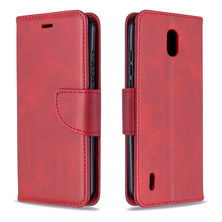 For Nokia 1.3 Retro Lambskin Texture Pure Color Horizontal Flip PU Leather Case with Holder & Card Slots & Wallet & Lanyard