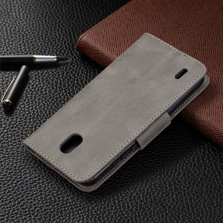 For Nokia 1.3 Retro Lambskin Texture Pure Color Horizontal Flip PU Leather Case with Holder & Card Slots & Wallet & Lanyard