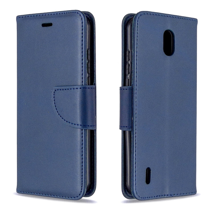For Nokia 1.3 Retro Lambskin Texture Pure Color Horizontal Flip PU Leather Case with Holder & Card Slots & Wallet & Lanyard