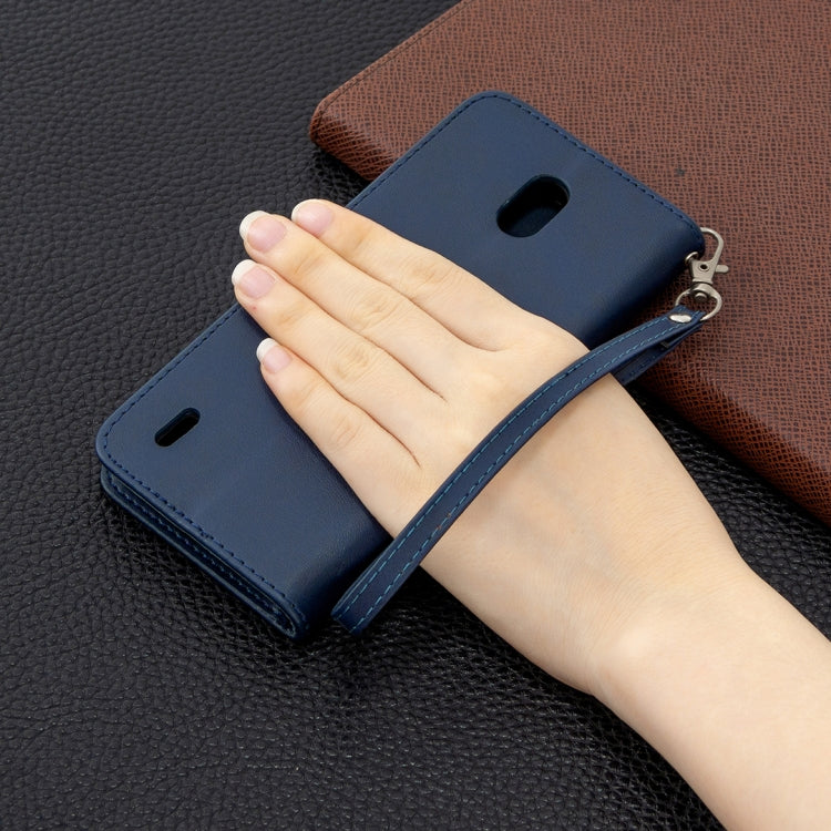 For Nokia 1.3 Retro Lambskin Texture Pure Color Horizontal Flip PU Leather Case with Holder & Card Slots & Wallet & Lanyard