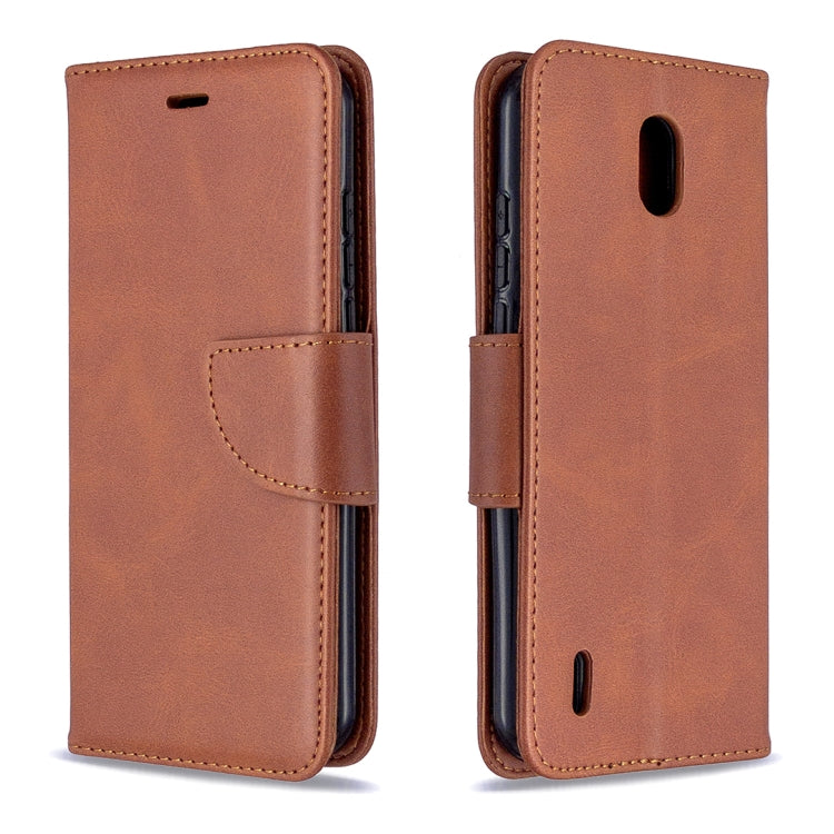 For Nokia 1.3 Retro Lambskin Texture Pure Color Horizontal Flip PU Leather Case with Holder & Card Slots & Wallet & Lanyard