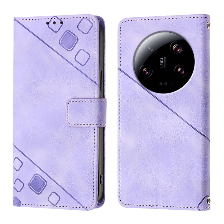 For Xiaomi 13 Ultra Skin Feel Embossed Leather Phone Case