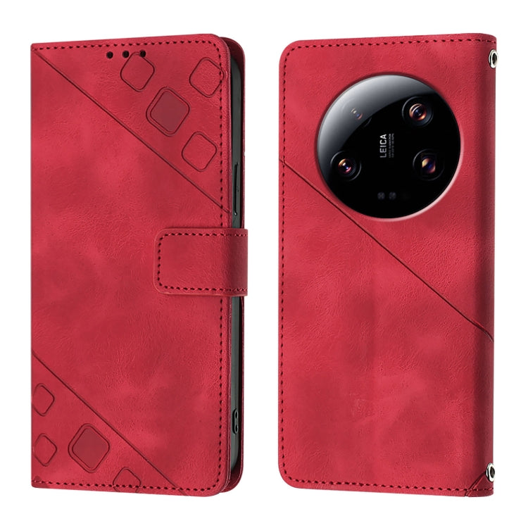 For Xiaomi 13 Ultra Skin Feel Embossed Leather Phone Case