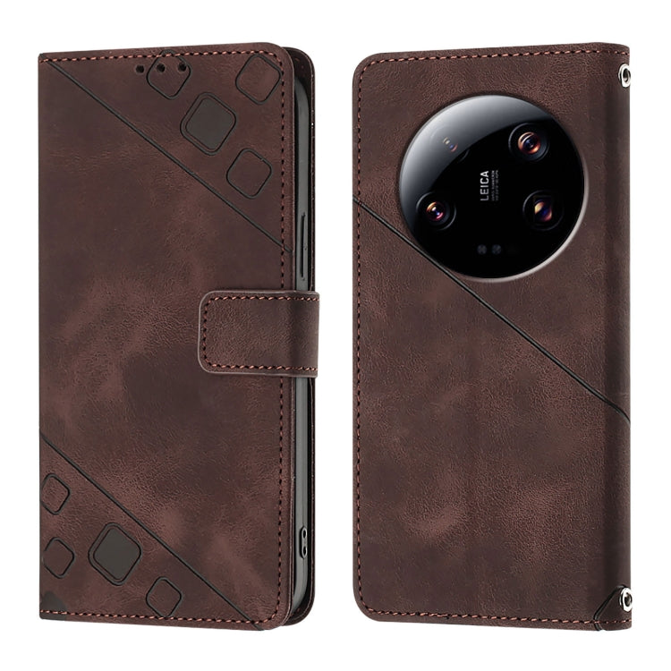 For Xiaomi 13 Ultra Skin Feel Embossed Leather Phone Case