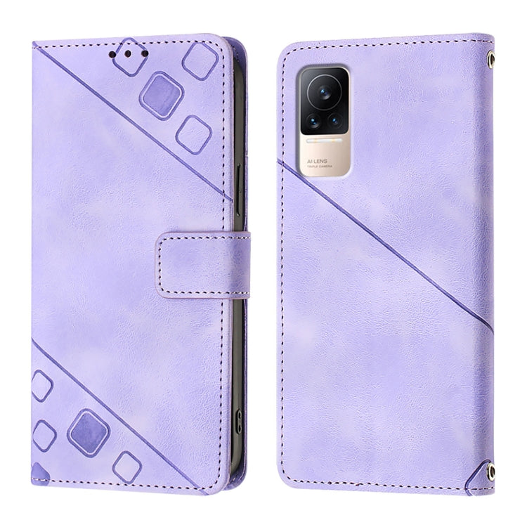 For Xiaomi Civi 1S Skin Feel Embossed Leather Phone Case