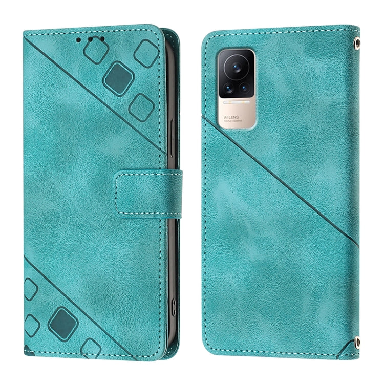 For Xiaomi Civi 1S Skin Feel Embossed Leather Phone Case