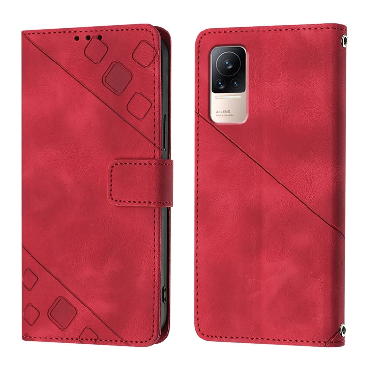 For Xiaomi Civi 1S Skin Feel Embossed Leather Phone Case