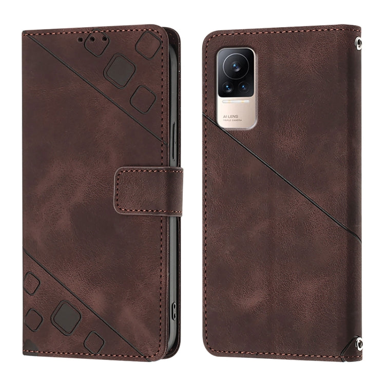 For Xiaomi Civi 1S Skin Feel Embossed Leather Phone Case
