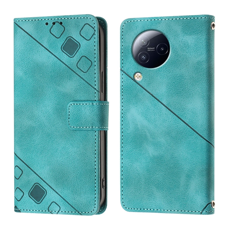 For Xiaomi Civi 3 Skin Feel Embossed Leather Phone Case