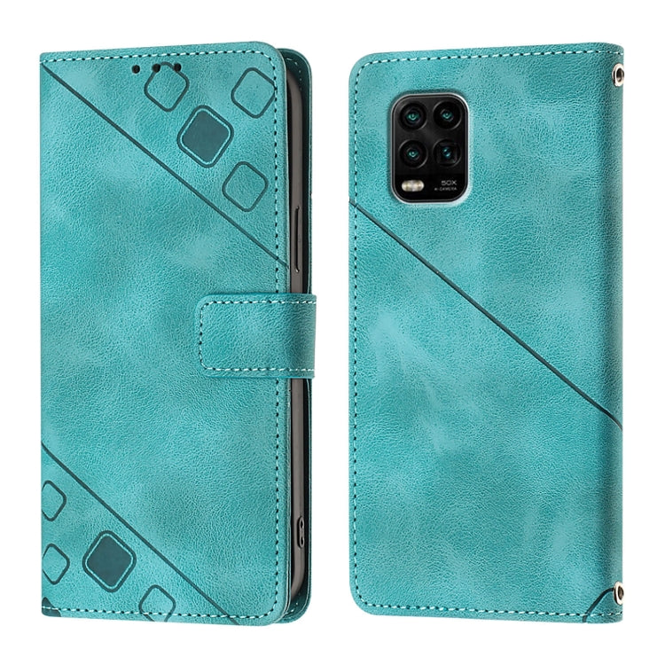 For Xiaomi Mi 10 Lite 5G Skin Feel Embossed Leather Phone Case