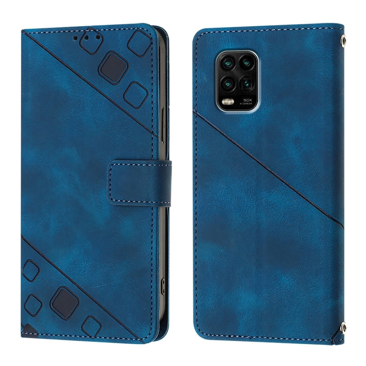 For Xiaomi Mi 10 Lite 5G Skin Feel Embossed Leather Phone Case