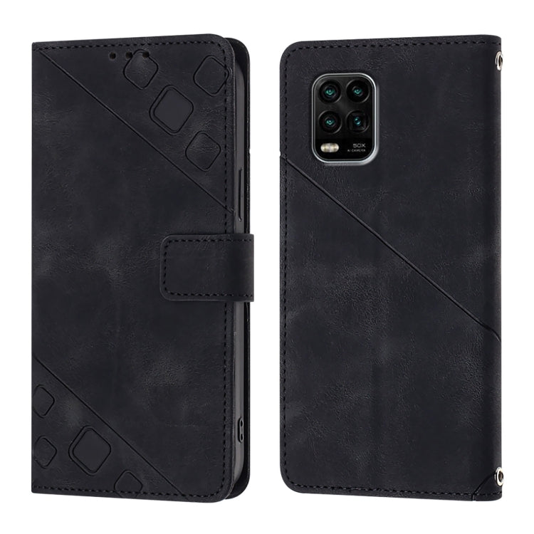 For Xiaomi Mi 10 Lite 5G Skin Feel Embossed Leather Phone Case