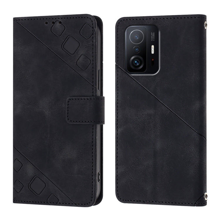 For Xiaomi Mi 10T 5G / Mi 10T Pro 5G Skin Feel Embossed Leather Phone Case