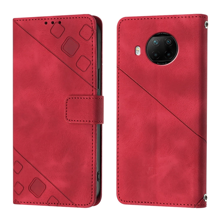 For Xiaomi Mi 10T Lite 5G Skin Feel Embossed Leather Phone Case