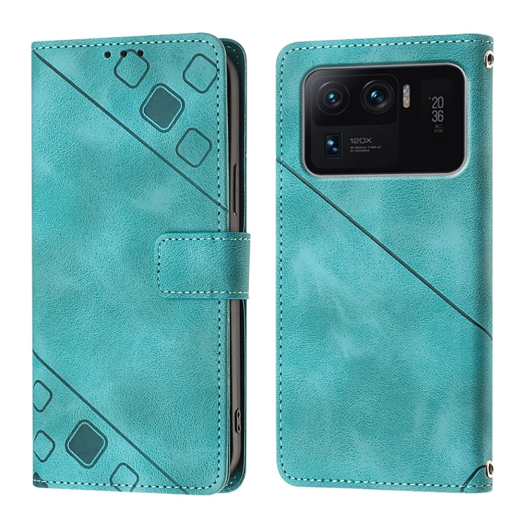 For Xiaomi Mi 11 Ultra Skin Feel Embossed Leather Phone Case