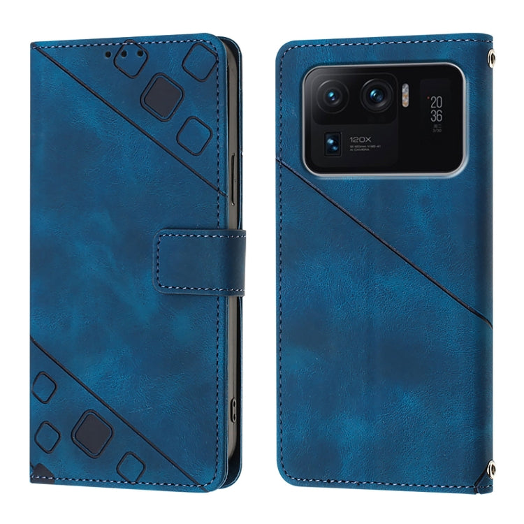 For Xiaomi Mi 11 Ultra Skin Feel Embossed Leather Phone Case