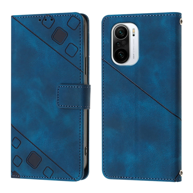 For Xiaomi Poco F3 / Redmi K40 / K40 Pro Skin Feel Embossed Leather Phone Case