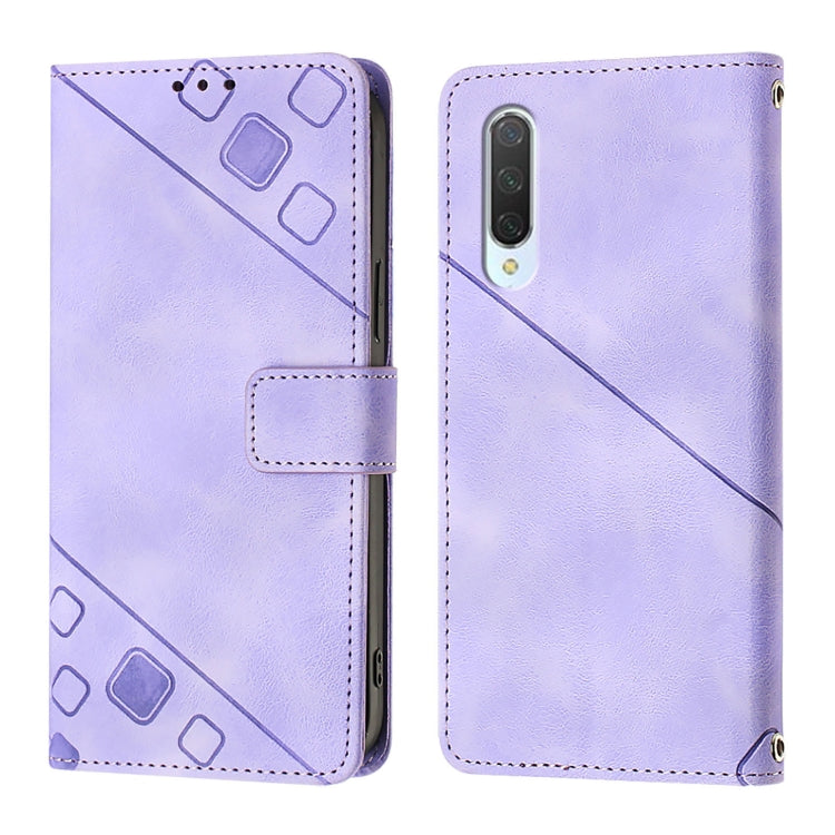 For Xiaomi Mi CC9 / Mi 9 Lite Skin Feel Embossed Leather Phone Case