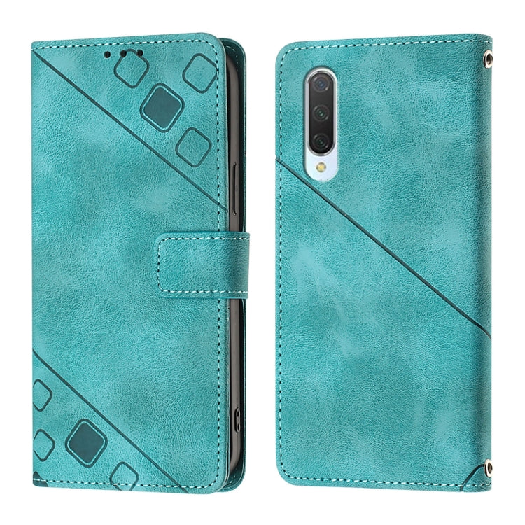 For Xiaomi Mi CC9 / Mi 9 Lite Skin Feel Embossed Leather Phone Case