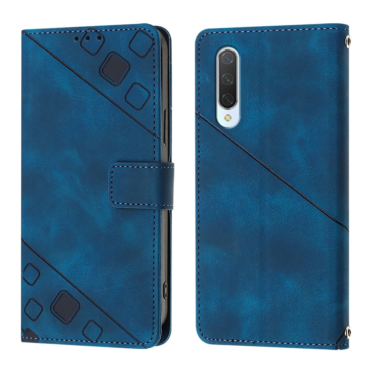 For Xiaomi Mi CC9 / Mi 9 Lite Skin Feel Embossed Leather Phone Case