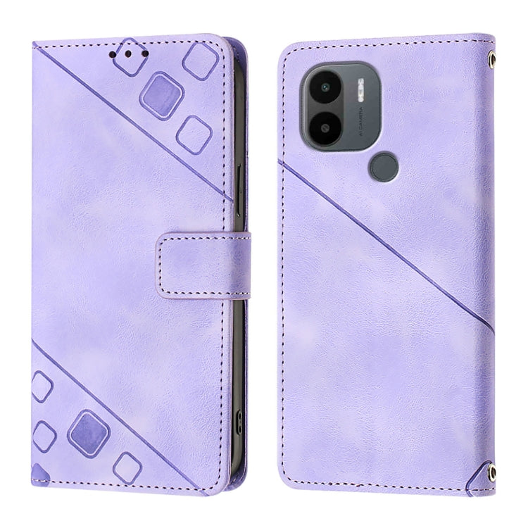 For Xiaomi Poco C51 / A2+ Skin Feel Embossed Leather Phone Case