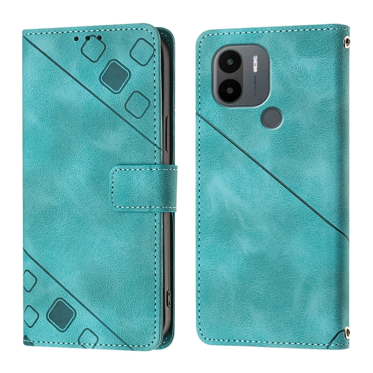 For Xiaomi Poco C51 / A2+ Skin Feel Embossed Leather Phone Case