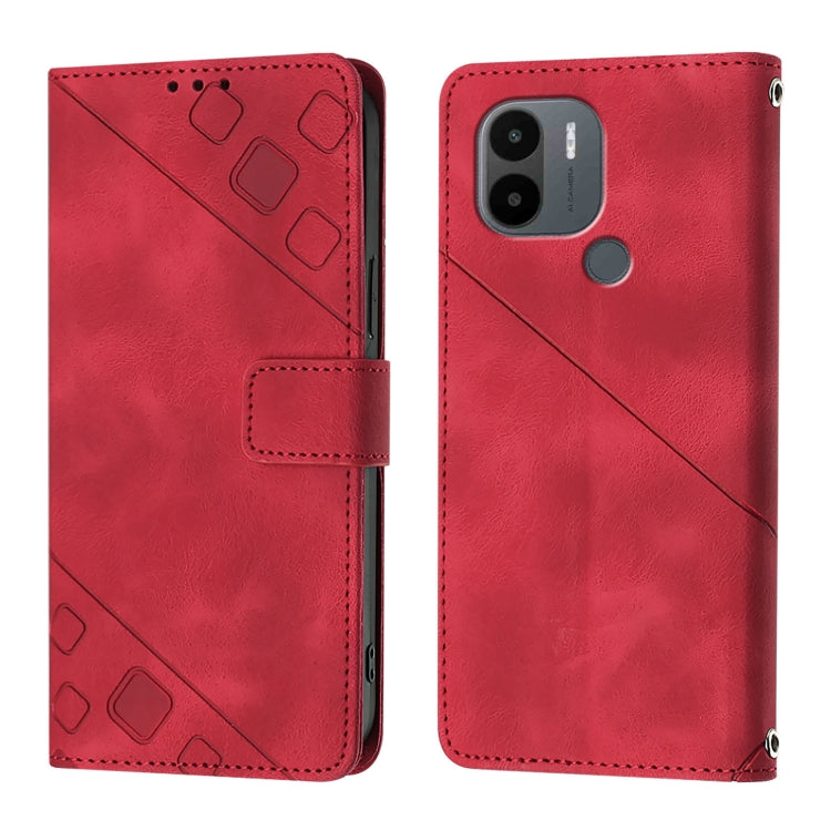 For Xiaomi Poco C51 / A2+ Skin Feel Embossed Leather Phone Case