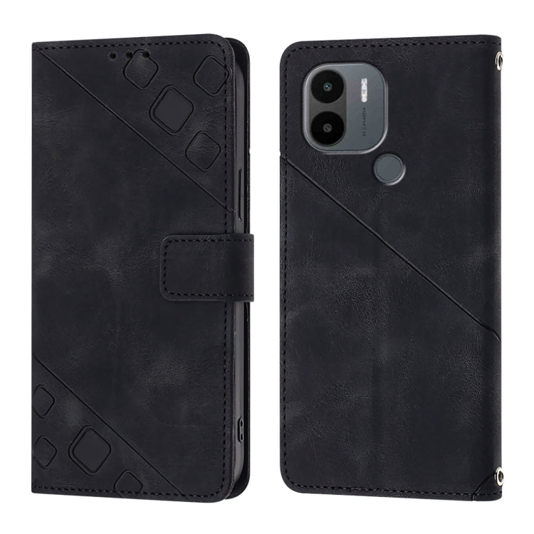 For Xiaomi Poco C51 / A2+ Skin Feel Embossed Leather Phone Case