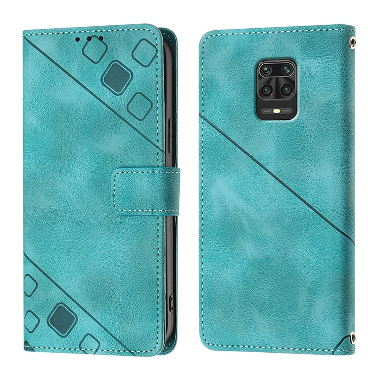 For Xiaomi Poco M2 Pro / Redmi Note 10 Lite Skin Feel Embossed Leather Phone Case