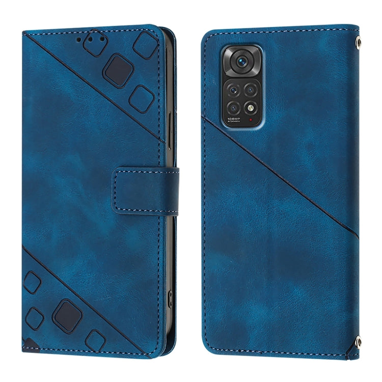 For Xiaomi Poco M4 Pro 5G / Redmi Note 11S 5G Skin Feel Embossed Leather Phone Case