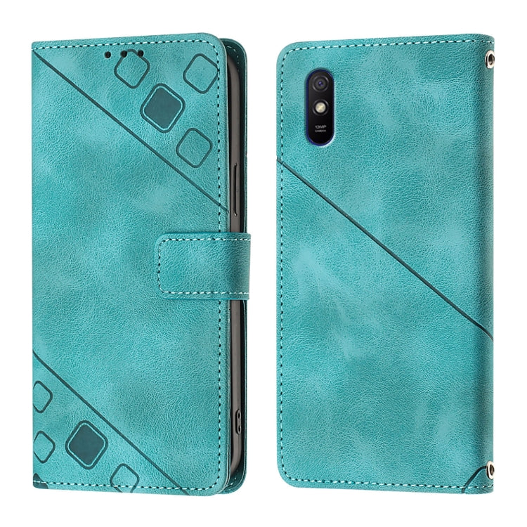 For Xiaomi Redmi 9A / 9i / 9AT Skin Feel Embossed Leather Phone Case