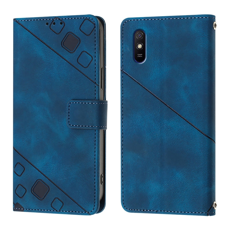 For Xiaomi Redmi 9A / 9i / 9AT Skin Feel Embossed Leather Phone Case
