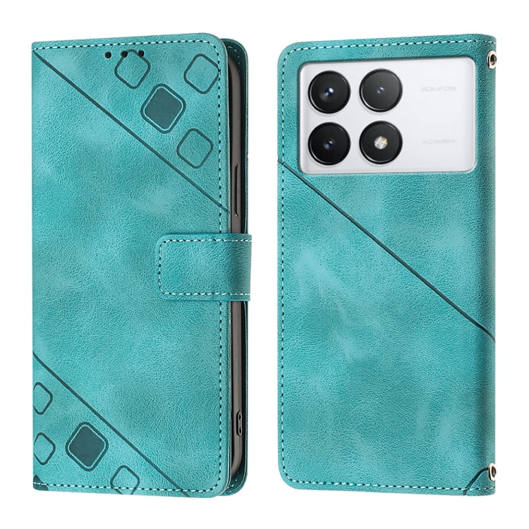 For Xiaomi Redmi K70 / K70 Pro Skin Feel Embossed Leather Phone Case