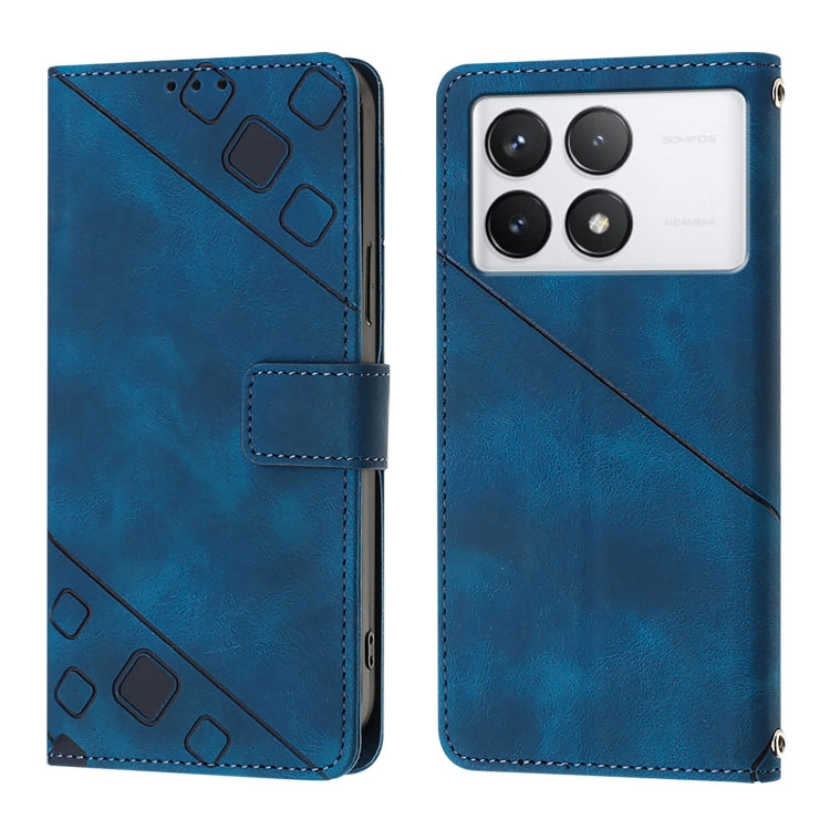 For Xiaomi Redmi K70 / K70 Pro Skin Feel Embossed Leather Phone Case