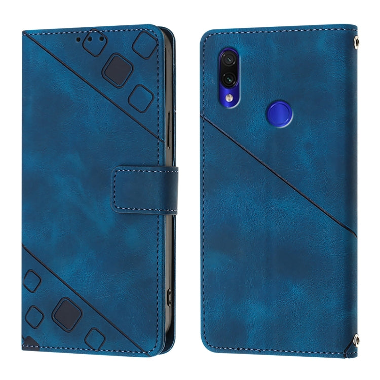 For Xiaomi Redmi Note 7 / Note 7 Pro Skin Feel Embossed Leather Phone Case
