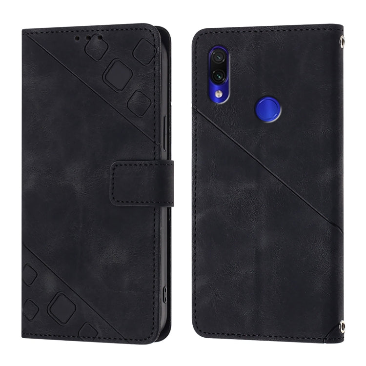 For Xiaomi Redmi Note 7 / Note 7 Pro Skin Feel Embossed Leather Phone Case