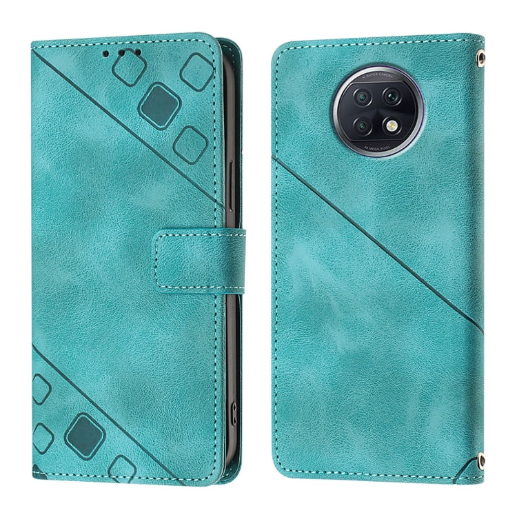 For Xiaomi Redmi Note 9T Global Skin Feel Embossed Leather Phone Case