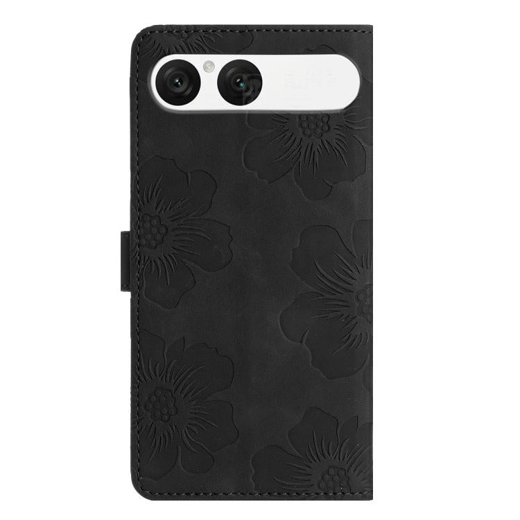 For Sony Xperia 10 VII Flower Embossing Pattern Leather Phone Case