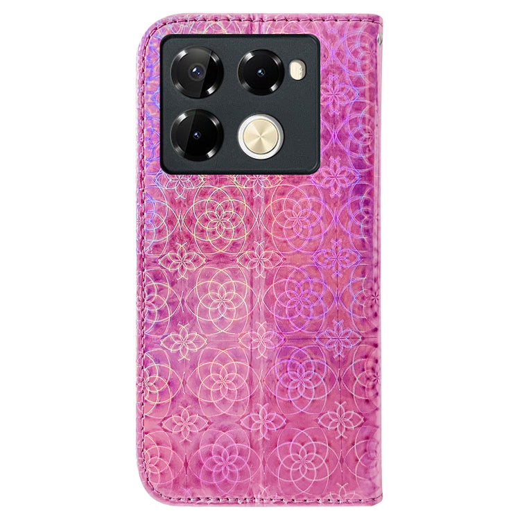 For Infinix Note 40 Pro+ 5G Colorful Magnetic Buckle Leather Phone Case