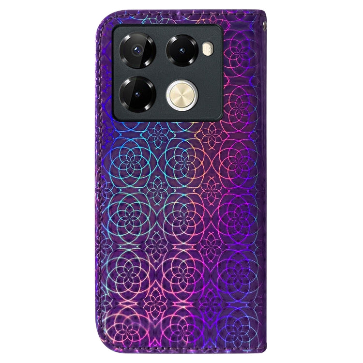 For Infinix Note 40 Pro+ 5G Colorful Magnetic Buckle Leather Phone Case